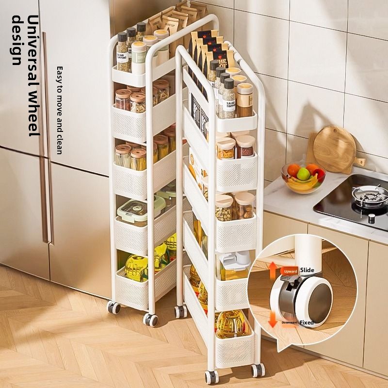 สแตนเลสห้องครัวชั้นวางรอยแยกตู - Food Storage In Cabinets บทวิจารณ์และราคา