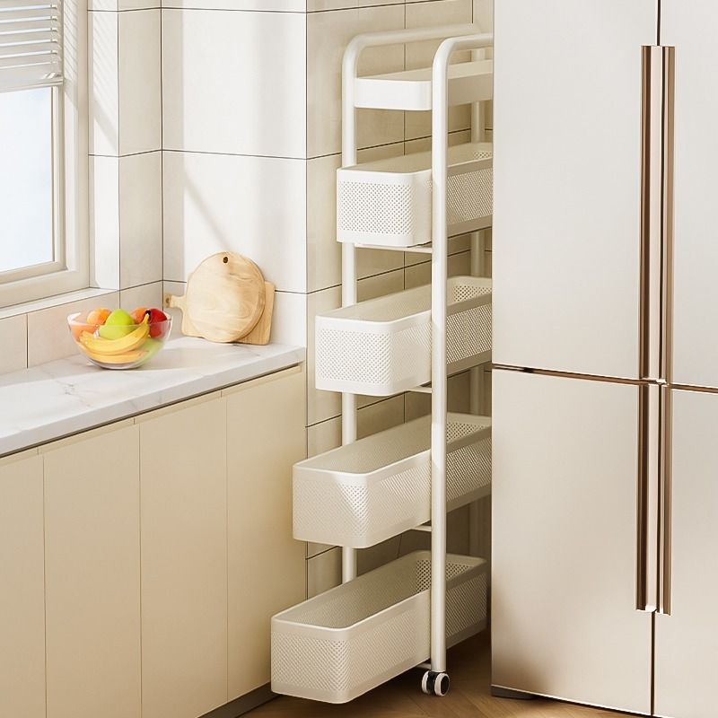 สแตนเลสห้องครัวชั้นวางรอยแยกตู - Food Storage In Cabinets บทวิจารณ์และราคา