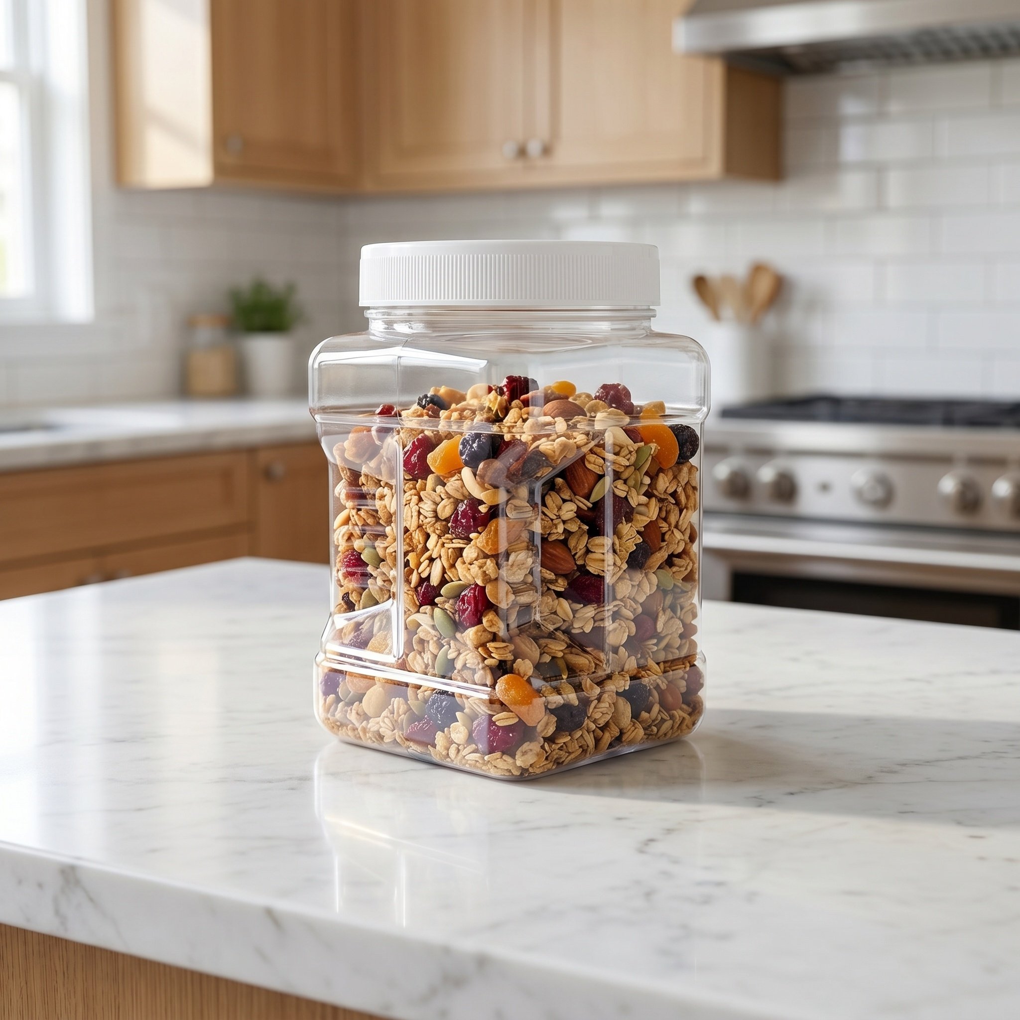 ขวดเก็บอาหารสุญญากาศทรงสี่เหลี - Food Storage And Organizer บทวิจารณ์และราคา