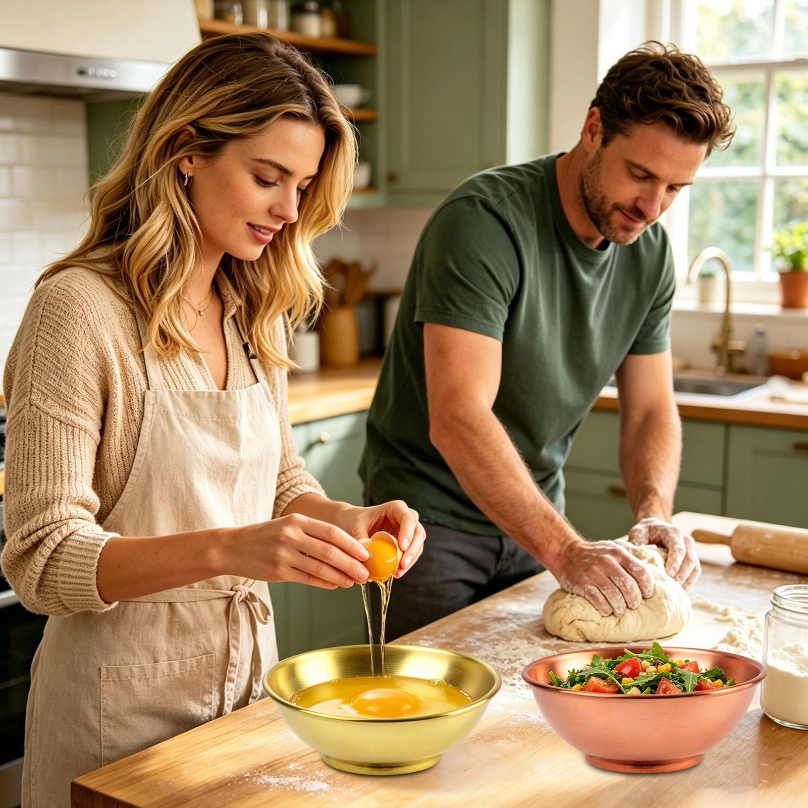 ชามทองแดงขนาดใหญ่ ภาชนะเก็บของ - Food Storage Bowls บทวิจารณ์และราคา