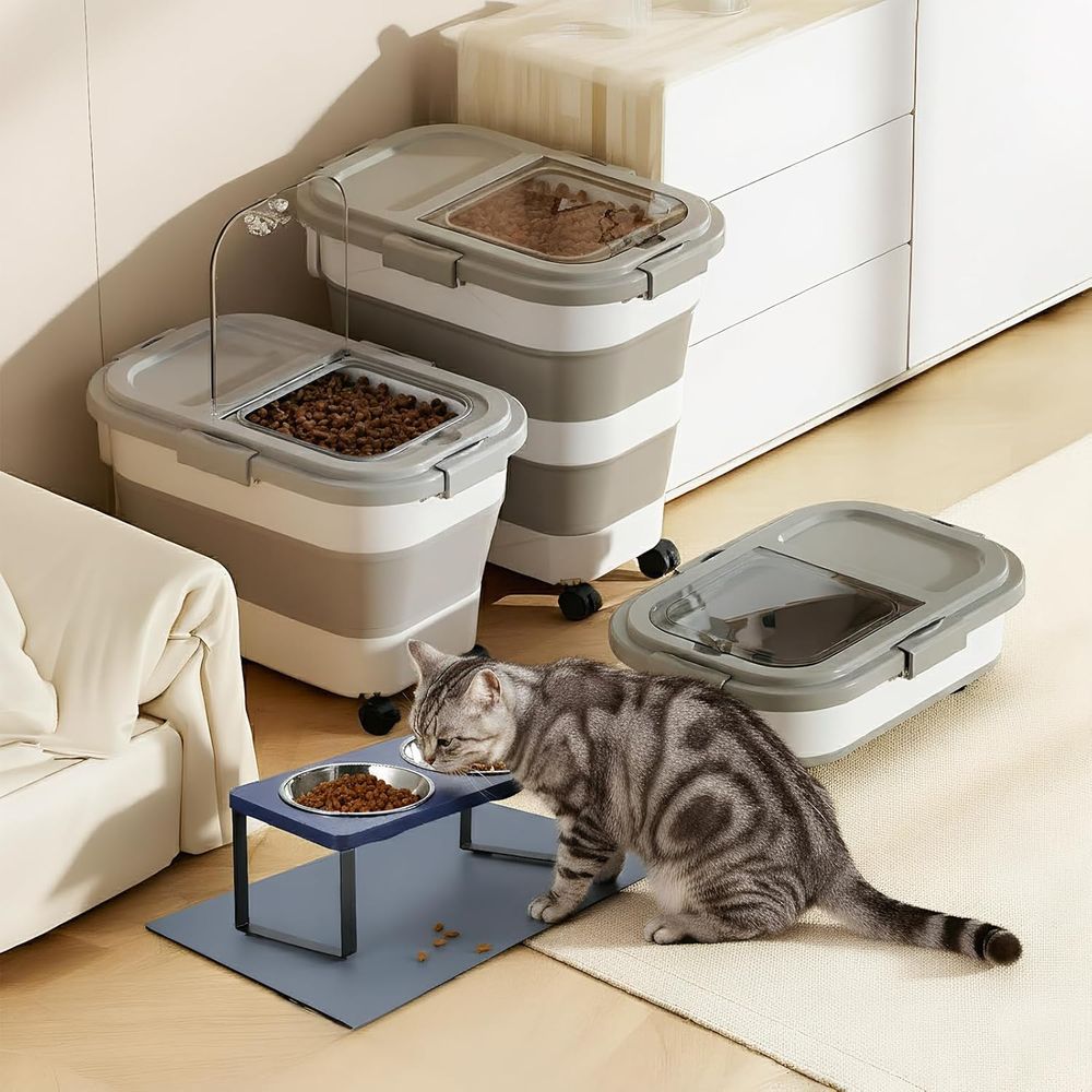 ภาชนะเก็บอาหารสุนัข/แมวขนาด 15 - Food Storage For Dog บทวิจารณ์และราคา
