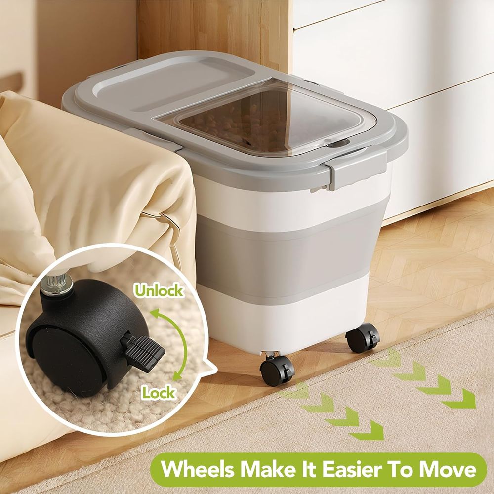 ภาชนะเก็บอาหารสุนัข/แมวขนาด 15 - Food Storage For Dog บทวิจารณ์และราคา