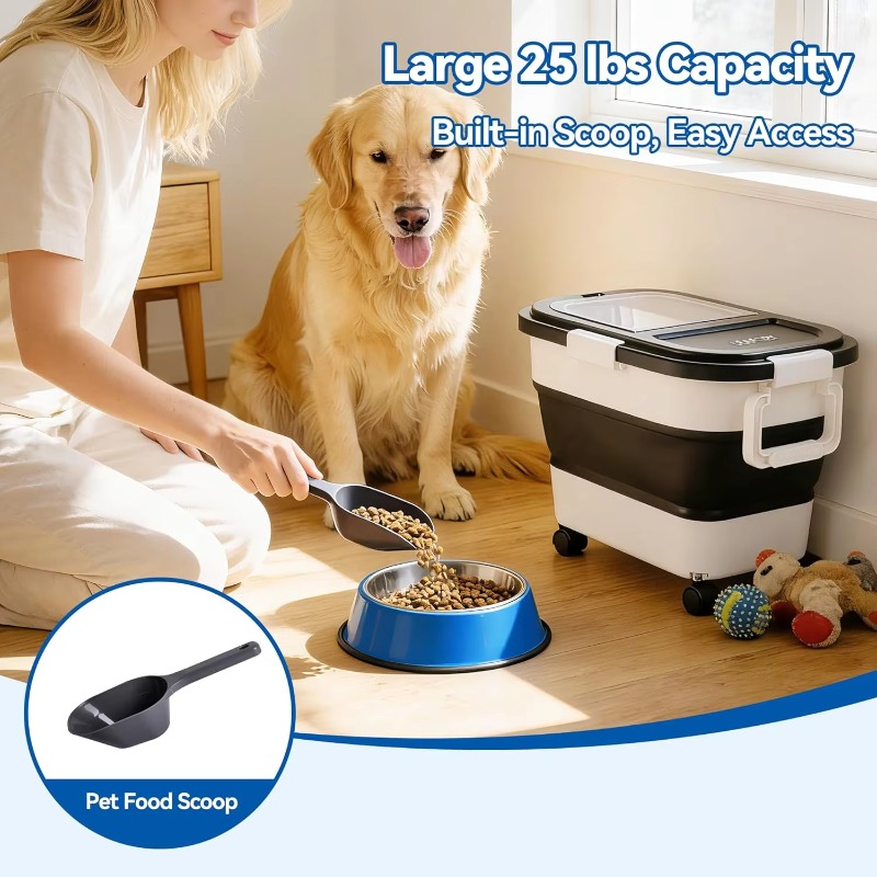 กล่องเก็บอาหารสุนัขขนาด 20-25  - Food Storage For Dog บทวิจารณ์และราคา