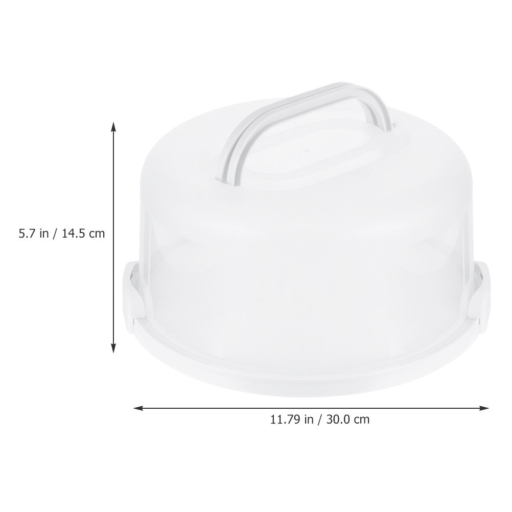 กล่องเก็บเค้กทรงกลมขนาด 10 นิ้ - Food Storage Box Plastic บทวิจารณ์และราคา