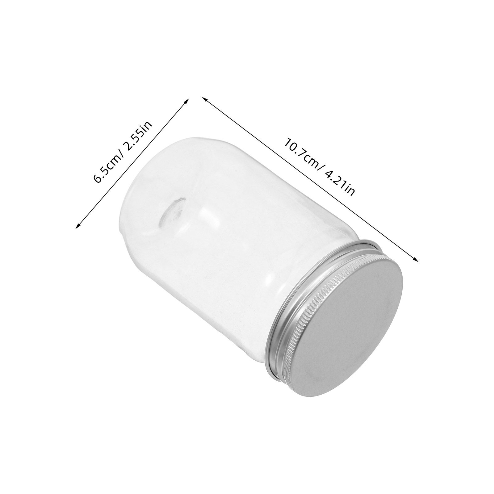 ขวดโหลพลาสติกใส 6 ชิ้น พร้อมฝา - Food Storage Plastic บทวิจารณ์และราคา