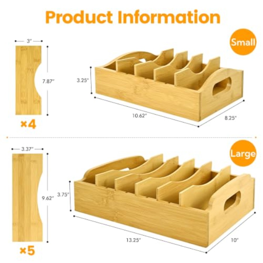 ชุด 2 ชิ้น ที่เก็บฝาภาชนะอาหาร - Food Storage And Organizer บทวิจารณ์และราคา