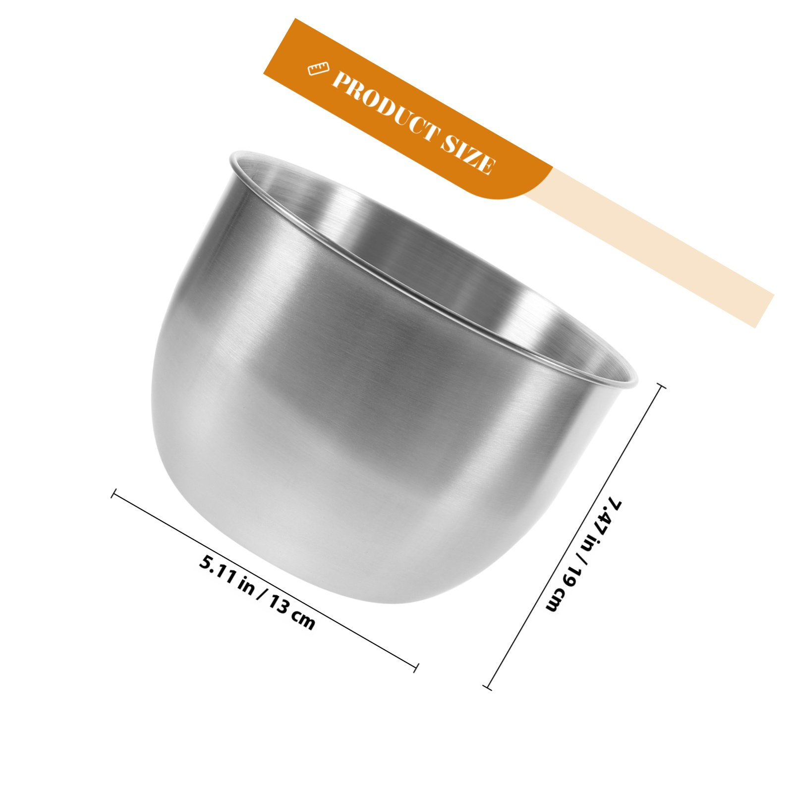 ชามผสมสแตนเลสหนา ชามโลหะหนาสำห - Food Storage Bowls บทวิจารณ์และราคา