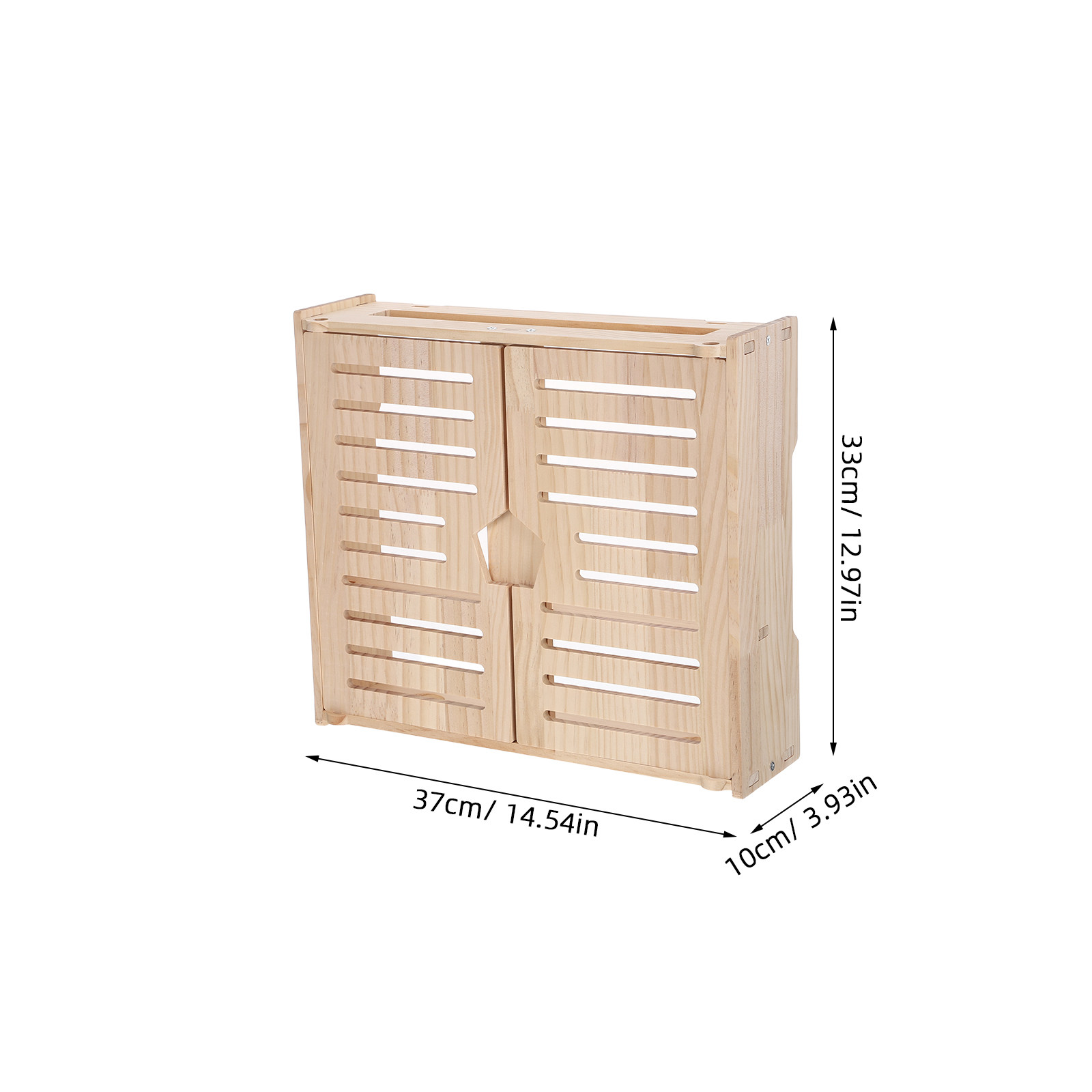 ตู้เก็บเราเตอร์ไม้ธรรมชาติแบบต - Food Storage And Organizer บทวิจารณ์และราคา