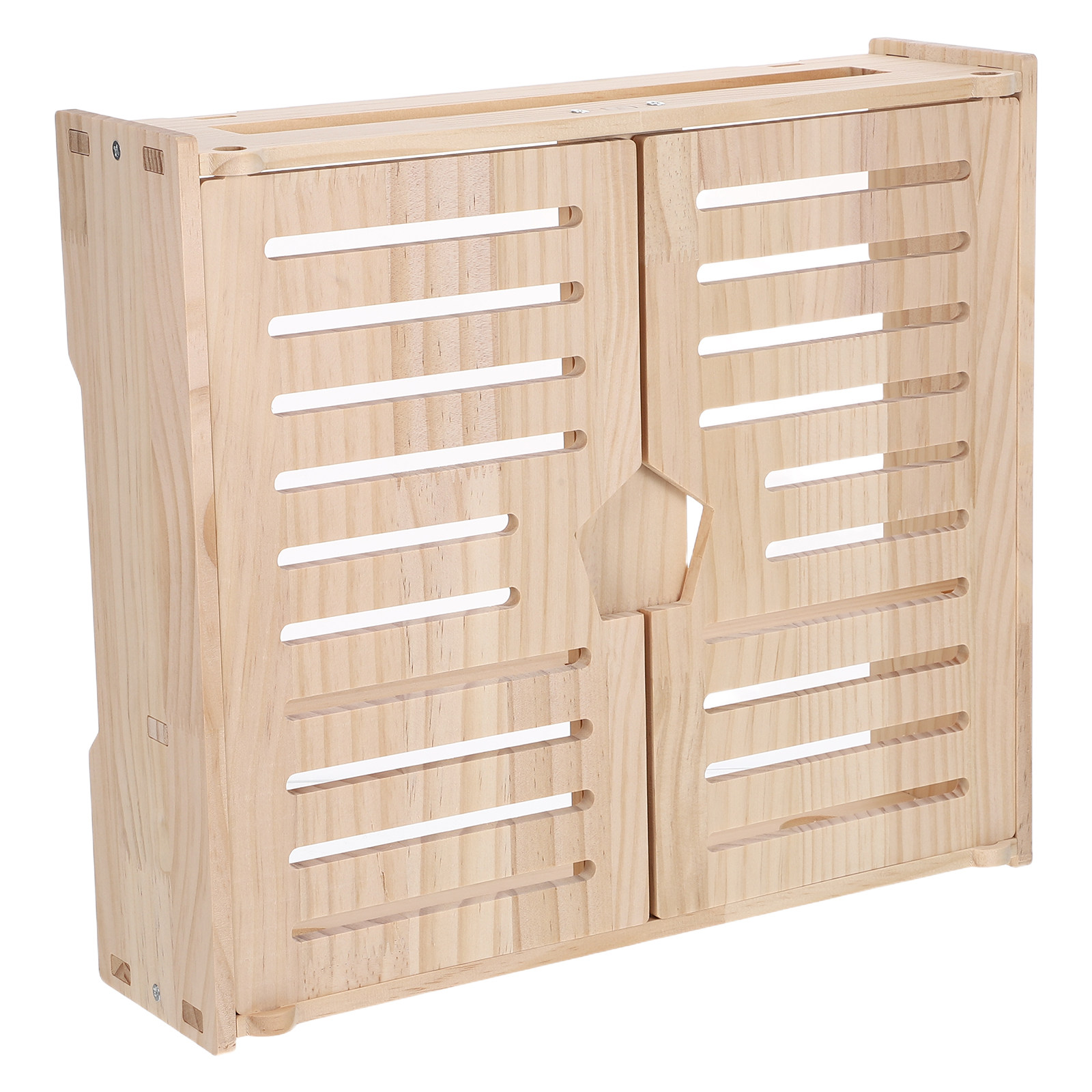 ตู้เก็บเราเตอร์ไม้ธรรมชาติแบบต - Food Storage And Organizer บทวิจารณ์และราคา