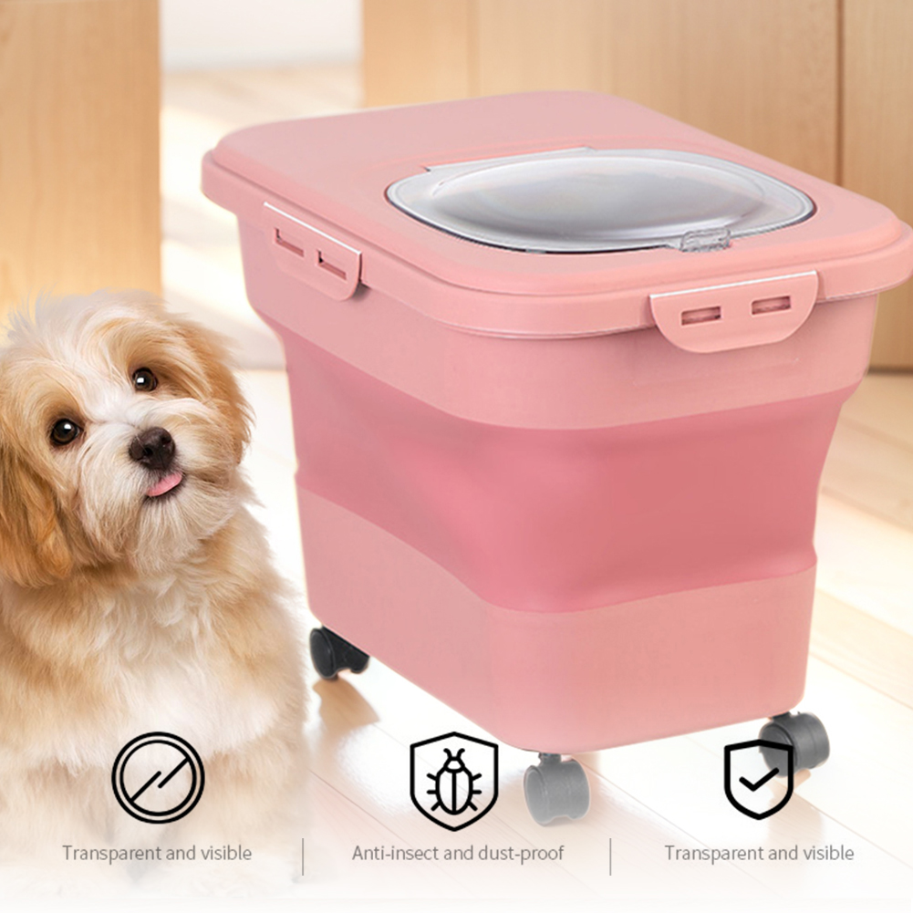 กล่องใส่อาหารแมวแบบพับได้ 20-3 - Food Storage For Dog บทวิจารณ์และราคา