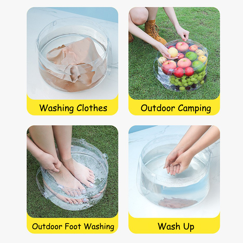 พับโปร่งใสถังปิคนิคตะกร้าผลไม้ - Food Storage Not Plastic บทวิจารณ์และราคา