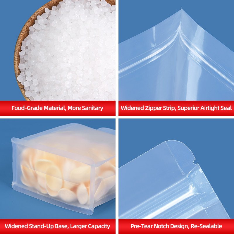 ถุงบรรจุภัณฑ์แบบซีลแปดด้าน ก้น - Food Storage Not Plastic บทวิจารณ์และราคา