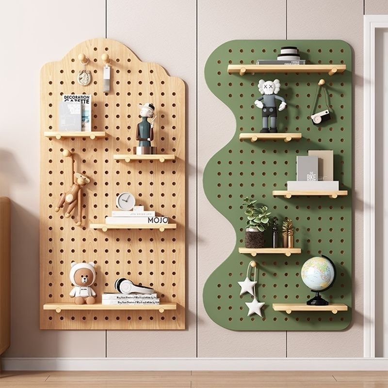 ชั้นวางของติดผนังไม้แบบมีช่องส - Food Storage Home บทวิจารณ์และราคา